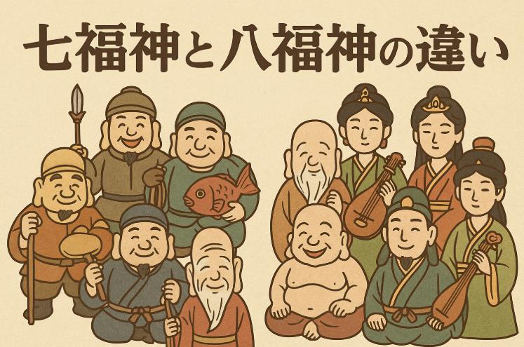 七福神と八福神の違い｜ご利益の種類と信仰の広がり