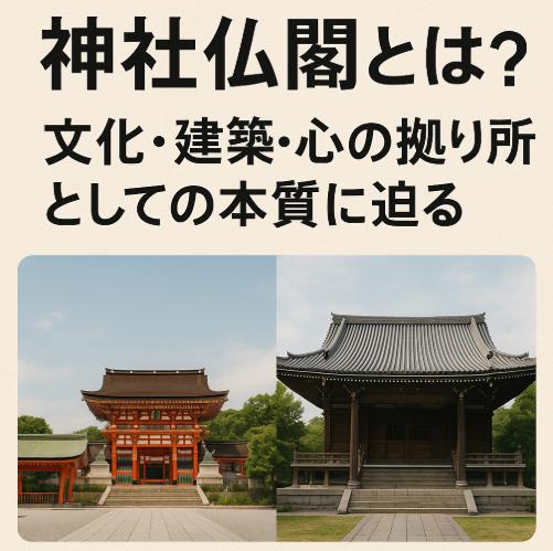 神社仏閣とは?文化・建築・心の拠り所としての本質に迫る