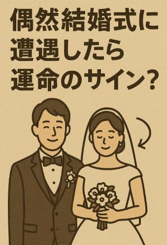 偶然結婚式に遭遇したら運命のサイン？知られざるジンクスとその意味とは！