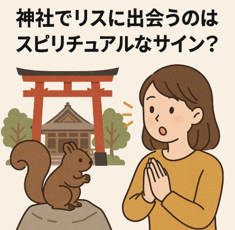 神社でリスに出会うのはスピリチュアルなサイン?知られざる意味と導きのメッセージ